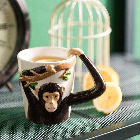 Animal Coffee Mugs - Monkey